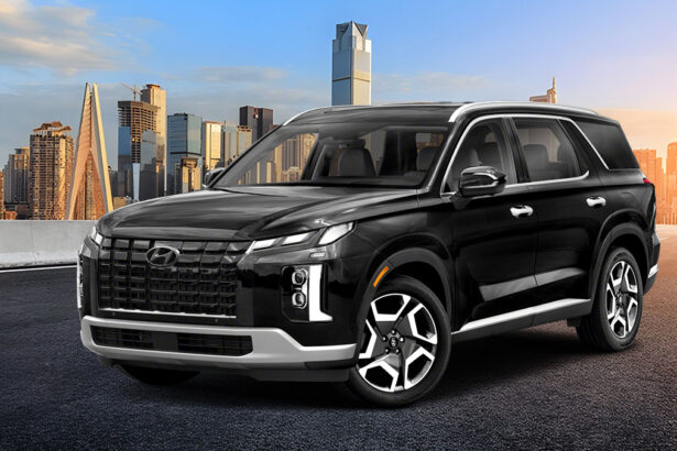 2024 Hyundai Palisade exterior view showing sleek design and modern styling.