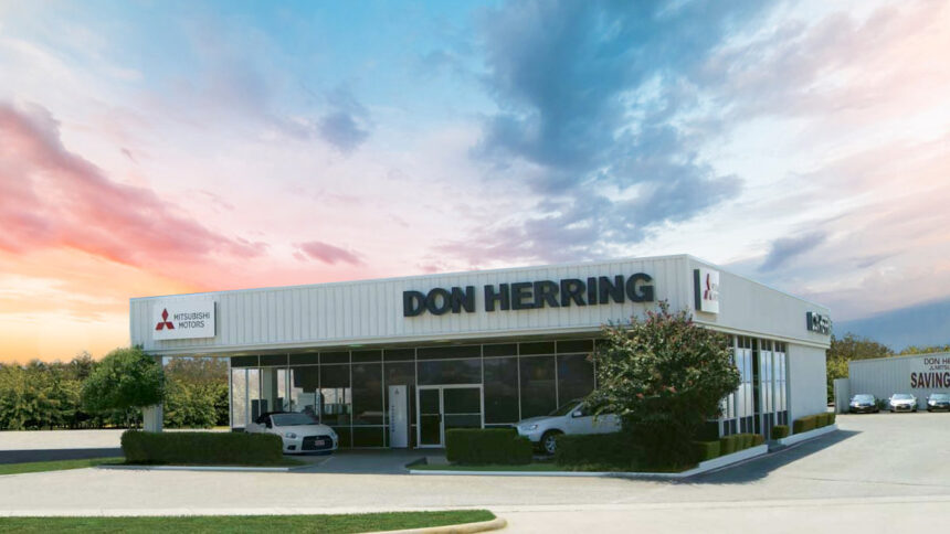 Don Herring Mitsubishi dealership showcasing a variety of Mitsubishi vehicles and services