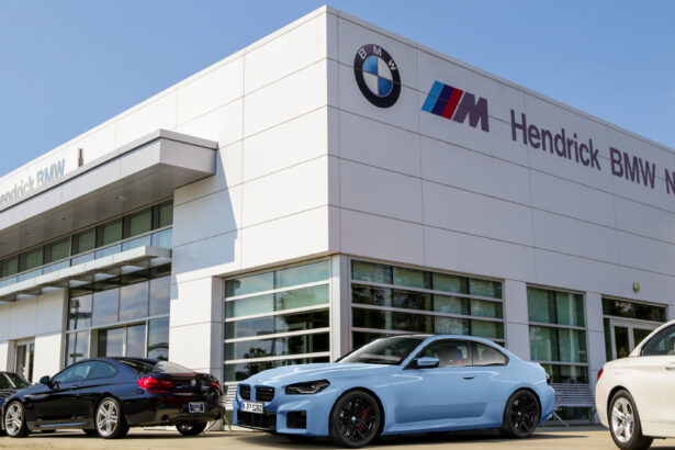 Hendrick BMW dealership showcasing BMW cars and service center